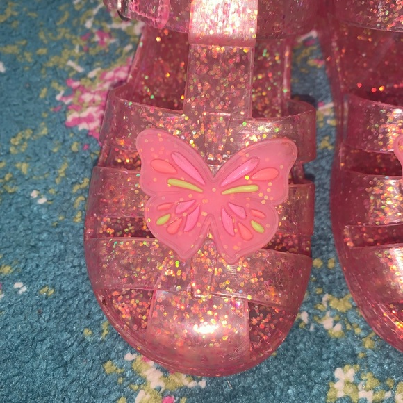 Carters Toddler Girl Butterfly Jelly Sandals - Picture 2 of 7